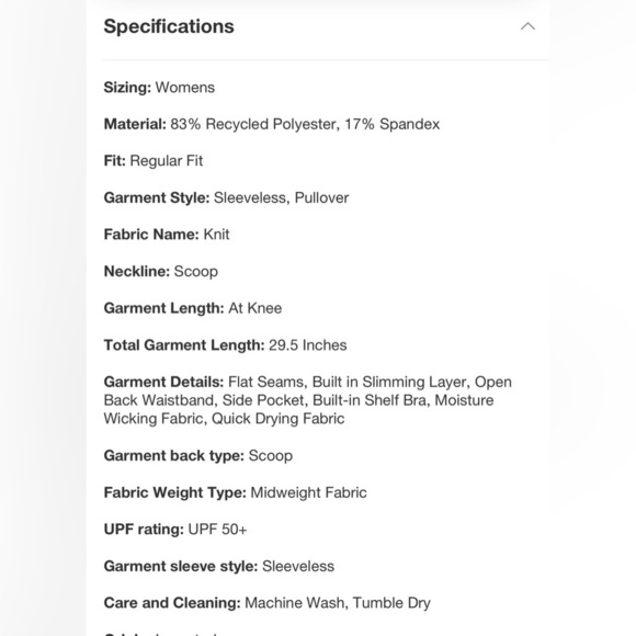 Women's Knit Racerback Active Dress - All In Motion™ Navy Blue L - Picture 8 of 8